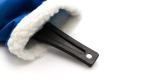 Ijskrabber met beschermende want van polyester kleur blauw vijfde weergave