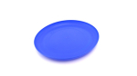 Klassieke frisbee van plastic in diverse kleuren, ideaal voor buitenactiviteiten kleur blauw vierde weergave