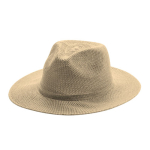 Cowboyhoed van synthetisch materiaal met personaliseerbare band kleur beige  negende weergave
