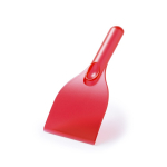 Eenvoudige ijskrabber in diverse kleuren met ruim oppervlak kleur rood  negende weergave