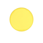 Opvouwbare polyester frisbee met bijpassend hoesje kleur geel  negende weergave