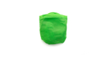 Opvouwbare polyester frisbee met bijpassend hoesje kleur groen derde weergave