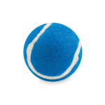 Klassieke rubberen bal voor huisdieren met zachte bekleding kleur blauw  negende weergave