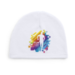 Sportieve wintermuts van polyester en fleece, 280 g/m² kleur wit  negende weergave