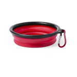 Opvouwbare voer- en drinkbak voor huisdieren, 450 ml kleur rood derde weergave