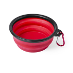 Opvouwbare voer- en drinkbak voor huisdieren, 450 ml kleur rood vijfde weergave
