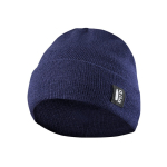 Gebreide muts van RPET-polyester met omgeslagen rand tweede weergave