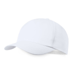 RPET-polyester pet voor kinderen met klittenbandsluiting kleur wit  negende weergave