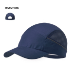 Sportpet van microvezel met mesh-zijkanten