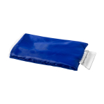 Ijskrabber met beschermende handschoen en gewatteerde binnenkant kleur blauw
