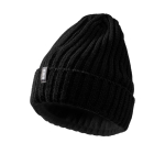 Gebreide muts met ribbelstructuur, elastisch en flexibel van Elevate Life kleur zwart