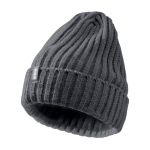 Gebreide muts met ribbelstructuur, elastisch en flexibel van Elevate Life kleur taupe grijs