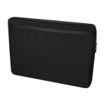 Laptoptas van gerecycled polyester met gevoerde binnenkant, 15,6” kleur zwart