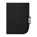 Laptoptas van gerecycled polyester met gevoerde binnenkant, 15,6” kleur zwart weergave detail 1