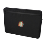 Laptoptas van gerecycled polyester met gevoerde binnenkant, 15,6” kleur zwart