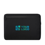 Laptoptas van gerecycled polyester met gevoerde binnenkant, 15,6” met afdrukgebied