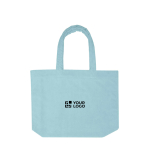 Strandtote met soft-touch afwerking en groot hoofdvak met afdrukgebied