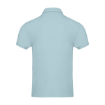 Unisex polo van stof met ultra zachte textuur, 230 g/m², Elevate NXT kleur pastel blauw tweede weergave achterkant