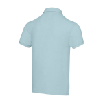 Unisex polo van stof met ultra zachte textuur, 230 g/m², Elevate NXT kleur pastel blauw derde weergave achterkant