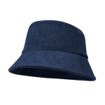 Extra zachte badstofhoed van gerecyclede vezels in zachte kleuren, 230 g/m² kleur marineblauw