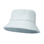 Extra zachte badstofhoed van gerecyclede vezels in zachte kleuren, 230 g/m² kleur pastel blauw