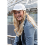 Pet van gerecycled katoen met 6 panelen en AWARE™-tracker, 280 g/m² sfeer weergave