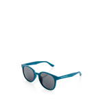 Retro zonnebril van tarwestrovezel met UV400-bescherming kleur blauw met afdrukgebied