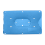Transparante plastic badgehouder voor één kaart eerste weergave