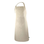 Schort van Fairtrade katoen met verstelbare sluiting, 180 g/m² kleur naturel tweede weergave