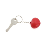 Sleutelhanger met stressbal in hartvorm, geschikt voor personalisatie kleur rood derde weergave