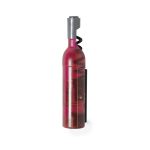 Magnetische kurkentrekker in de vorm van een wijnfles met opener kleur roze achtste weergave