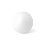 Glanzende stressbal van PU-schuim in diverse kleuren, personaliseerbaar kleur wit  negende weergave
