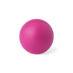 Glanzende stressbal van PU-schuim in diverse kleuren, personaliseerbaar kleur fuchsia  negende weergave