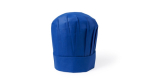Kinderset bestaande uit schort en koksmuts van non-woven materiaal kleur blauw zesde weergave