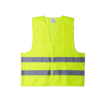 Reflecterend veiligheidshesje voor volwassenen, conform aan veiligheidsnormen kleur geel tweede weergave
