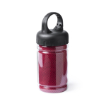 Sporthanddoek van koeltechnisch materiaal met UV50-bescherming, 90 x 30 cm kleur rood tweede weergave