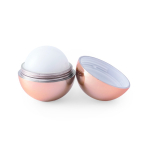 Lippenbalsem in bolvorm met glanzende kleuren en SPF15 kleur roze derde weergave
