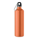 Lekvrije drinkfles van gerecycled roestvrij staal, 750 ml kleur oranje