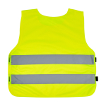 Veiligheidshesje voor kinderen van 3 tot 6 jaar met klittenbandsluiting, RFX™ kleur neon geel tweede weergave achterkant