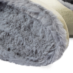 Unisex katoenen slippers met zachte badstofvoering vijfde weergave