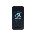 Duracell powerbank 10.000mAh met dubbele lading via USB-C en USB-A kleur zwart