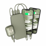 Powerbank met snelladen 20 W Fresh 'n Rebel 18.000 mAh kleur mist groen