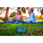 Ultracompacte waterbestendige JBL Go Essential 2 speaker kleur blauw