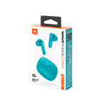 Draadloze oordopjes JBL Wave Flex 2 met 40 uur batterijduur kleur gewassen blauw