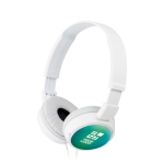 Sony On-Ear koptelefoon met kabel en zuiver geluid met afdrukgebied