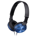 Compacte bedrade koptelefoon om te personaliseren Sony MDR-ZX310 kleur blauw