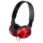Compacte bedrade koptelefoon om te personaliseren Sony MDR-ZX310 kleur rood