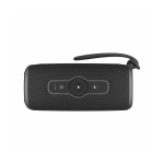 Waterdichte draadloze speaker met volumewiel Fresh'n Rebel kleur donkergrijs