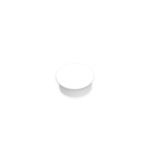 Kleine whiteboardmagneet met 3D-effect en sterke grip voor papier kleur wit