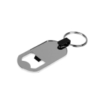 Compacte metalen flesopener voor aan je sleutelbos, snel en praktisch kleur zilver